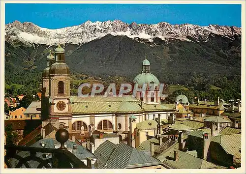 Cartes postales moderne A 6020 Innsbruck Tirol Vue Du Beffroi sur la Cathedrale Saint Jacob