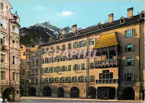 Cartes postales moderne Innsbruck Tirol Altstadt Goldenes Dacht Und Helblinghaus