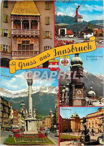 Cartes postales moderne Innsbruck Tyrol Austria Localite des IX et XII Jeux Olympiques d'Hiver dans les ans 1964 et 1976