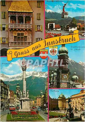Cartes postales moderne Innsbruck Tyrol Austria Localite des IX et XII Jeux Olympiques d'Hiver dans les ans 1964 et 1976