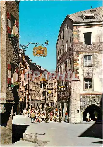 Cartes postales moderne Alpenstadt Innsbruck Tirol FuBgangerzone in der Altstadt Blick Von der Ottoburg