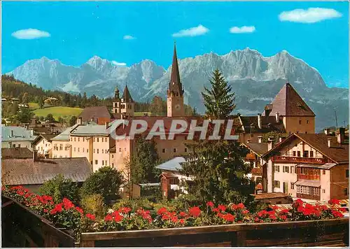 Cartes postales moderne Luftkurort Kitzbuhel Tirol Mit Kaisergebirge