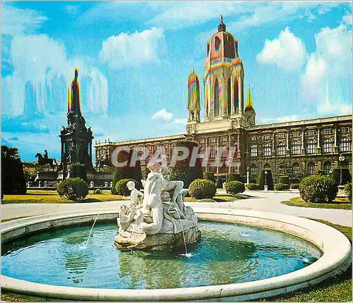 Cartes postales moderne Vienne 1 Musee des Beaux Arts et Musee d'Histoire Naturelle Batis en 1871 1881 sur la Place de L