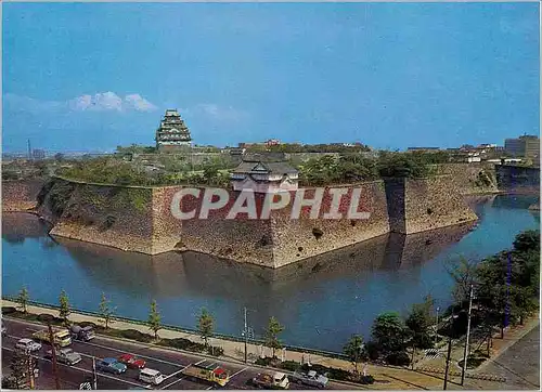 Cartes postales moderne The Long Wall Stones and the Moat OSaka Castle