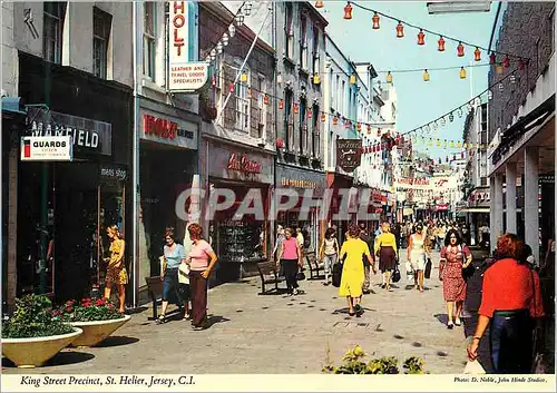 Cartes postales moderne King Street Precinct St Helier Jersey CI