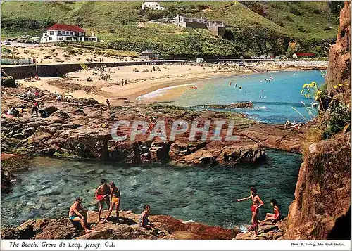 Cartes postales moderne The Beach Greve de Lecq Jersey CI