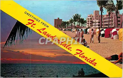 Cartes postales moderne Greetings from Ft Lauderdale Florida