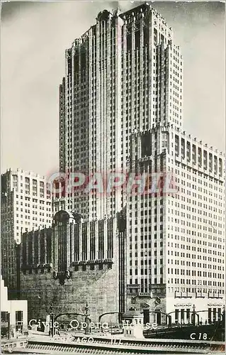 Cartes postales moderne Civic Opera House Chicago ILL