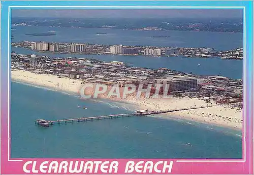 Cartes postales moderne ClearWater Beach Beautiful Beach area With Pier 60 in Foreground