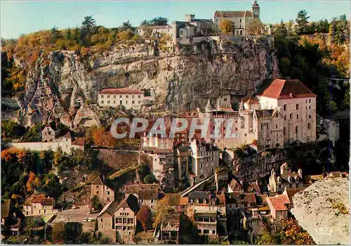 Cartes postales moderne Roc Amadour (Lot) lieu de pelerinage celebre des le moyen age