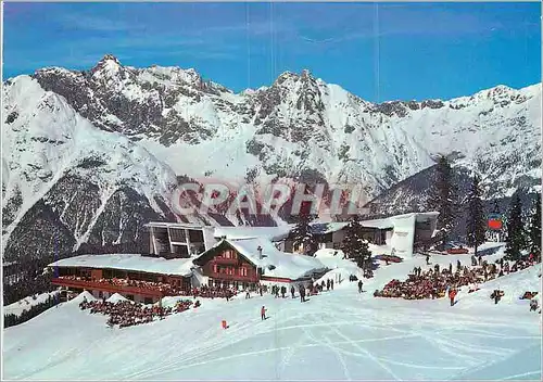 Cartes postales moderne Seefeld in Tirol schi und sonnenparadies robhutte 1763 m blick gegen wettersteingebirge