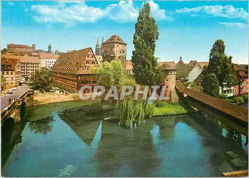 Cartes postales moderne Nurnberg burg weinstadel und henkersteg