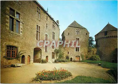 Cartes postales moderne Lassay (Mayenne) Cour interieure du Chateau