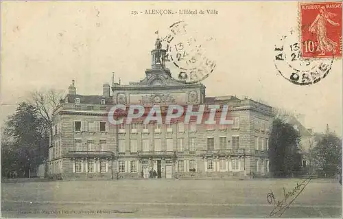 Cartes postales Alencon l'hotel de ville