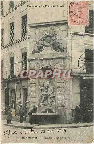 Cartes postales Besancon Fontaine Ronchaux