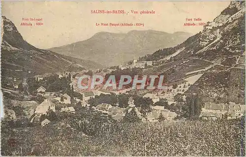 Cartes postales Salins les Bains Vue generale