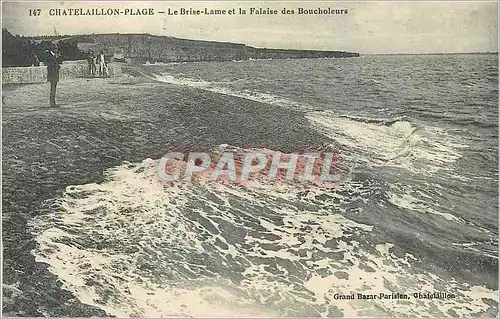 Cartes postales Chatelaillon Plage Le Brise Lame et la Falaise des Boucholeurs