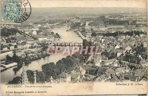 Cartes postales Auxerre Vue prise a vol d oiseau