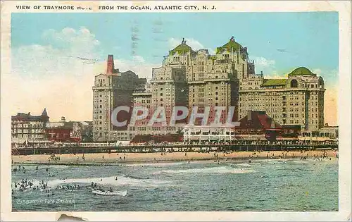 Cartes postales View of Traymore from the Ocean Atlantic City NJ