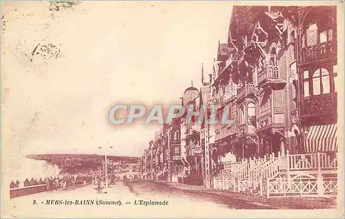 Cartes postales Mers les Bains Somme L Esplanade