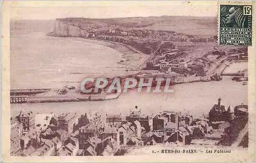 Cartes postales Mers les Bains Les Falaises