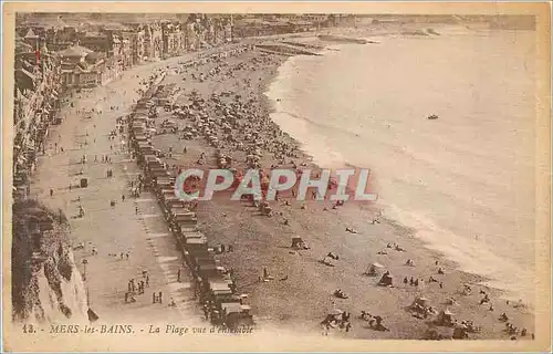 Cartes postales Mers les Bains La Plage vue d ensemble