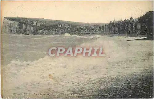 Cartes postales Mers La Plage par gros temps