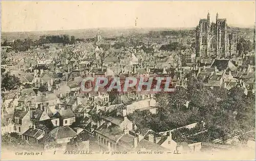 Cartes postales Abbeville Vue generale