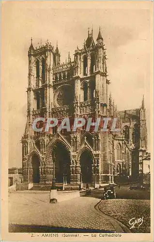 Cartes postales Amiens Somme La Cathedrale