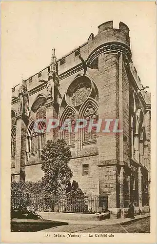 Cartes postales Sens Yonne La Cathedrale