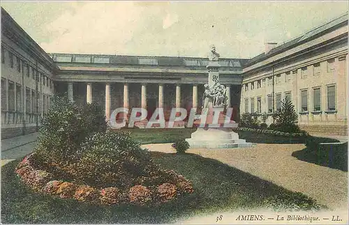 Cartes postales Amiens La Bibliotheque