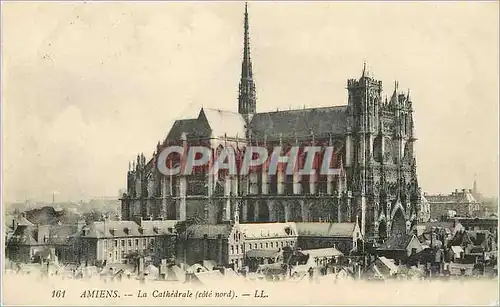 Cartes postales Amiens La Cathedrale cote nord