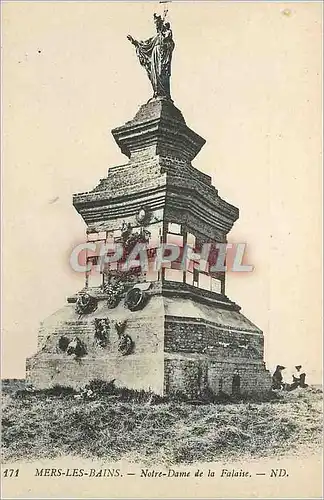 Cartes postales Mers les Bains Notre Dame de la Falaise