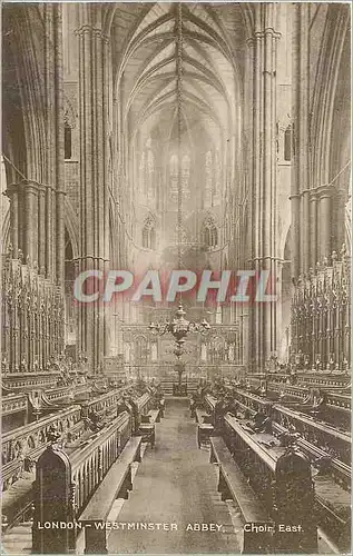 Cartes postales London Westminster Abbey Choir East