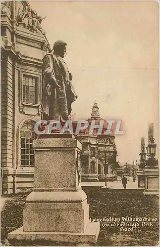 Cartes postales Cardiff Cathays Park Judge Gwilym Williams Statue