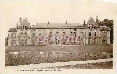 Cartes postales Malmaison Facade sur les Jardins