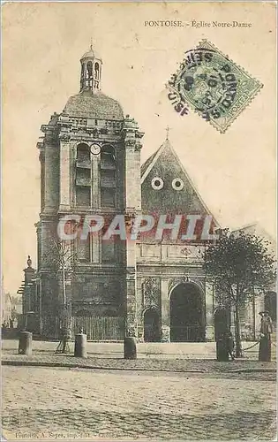 Cartes postales Pontoise Eglise Notre Dame