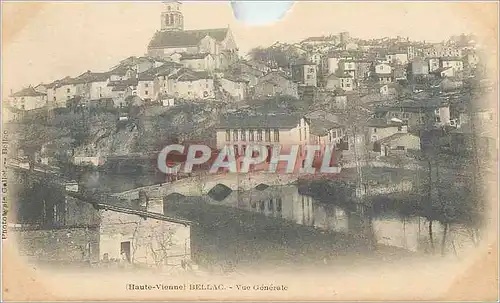 Cartes postales Haute Vienne Bellac Vue Generale