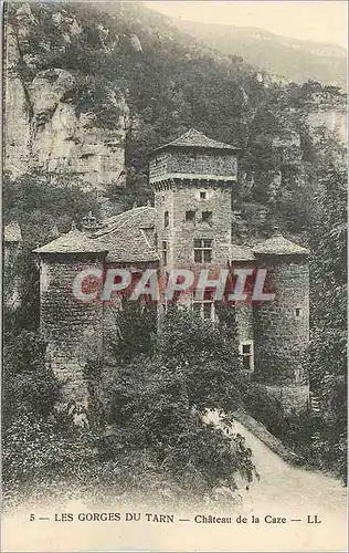 Cartes postales Les gorges du tarn chateau de la caze