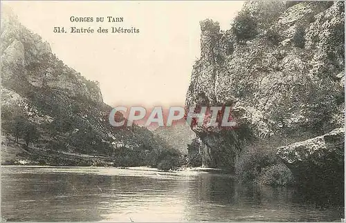 Cartes postales Corges du tarn 514 entree des detroits