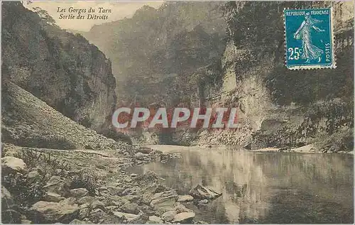 Cartes postales Corges du tarn sortie des detroits