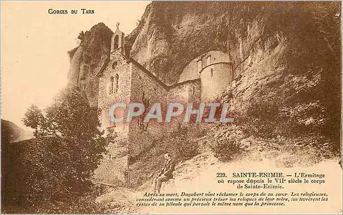 Cartes postales Gorges du tarn sainte enimie l ermitage