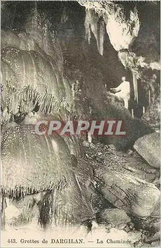 Cartes postales Grottes de Dargilan La Cheminee