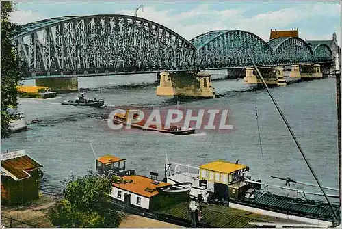 Cartes postales moderne Rotterdam Maasgezicht Bateaux Peniches