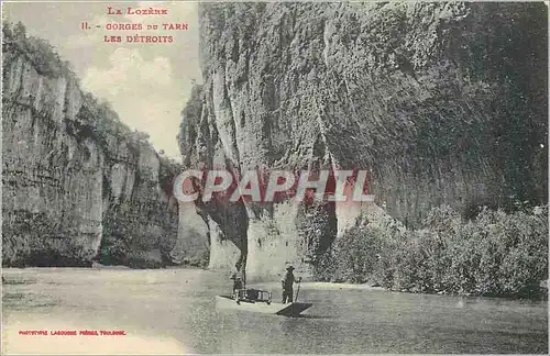 Cartes postales la Lozere Gorges du Tarn les Detroits