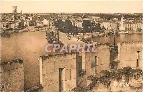 Cartes postales la Rochelle vue Panoramique prise de la Tour Saint Nicolas Bateaux de peche