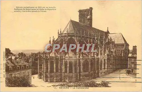 Cartes postales Nevers La Cathedrale