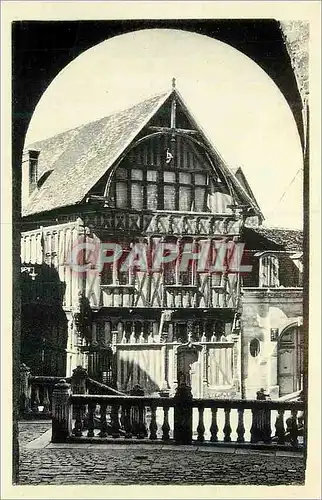 Cartes postales moderne Joigny Maison de Bois