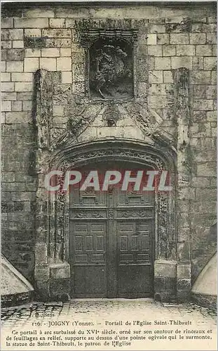 Cartes postales Joigny Portail de l'Eglise Saint Thibault