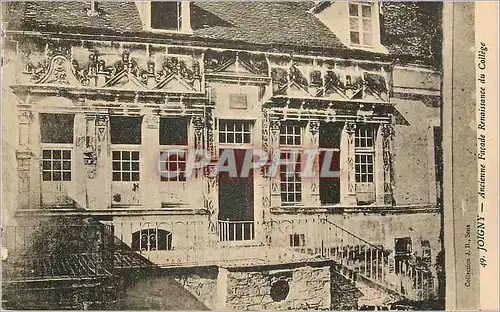 Cartes postales Joigny Ancienne Facade Renaissance du College